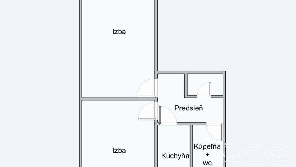 BOSEN | Prenájom priestranný 2 izbový byt s balkónom, 66,13 m2, Bratislava – m.č. Ružinov