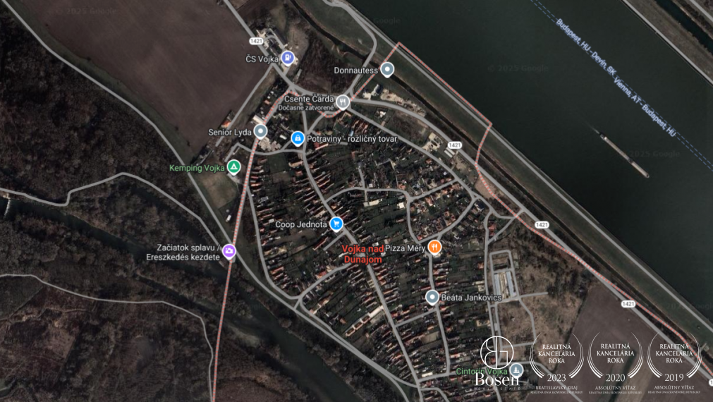 Bosen | Stavebný pozemok v obci Vojka nad Dunajom, okres DS