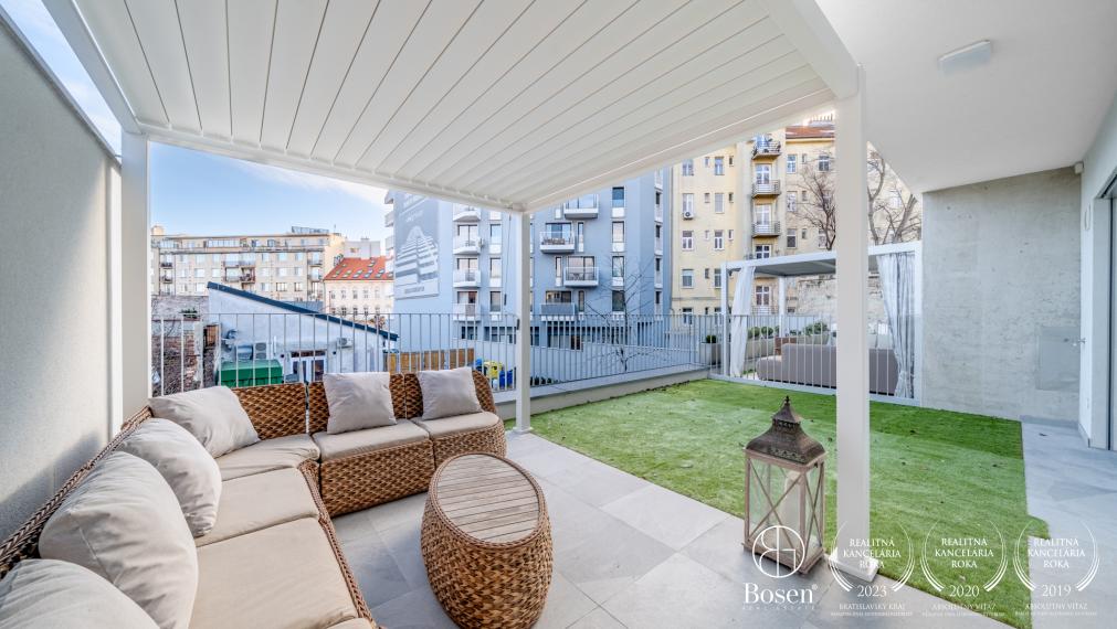 BOSEN | Dizajnový 2 izbový byt na Ľadovej ulici, s krásnou terasou