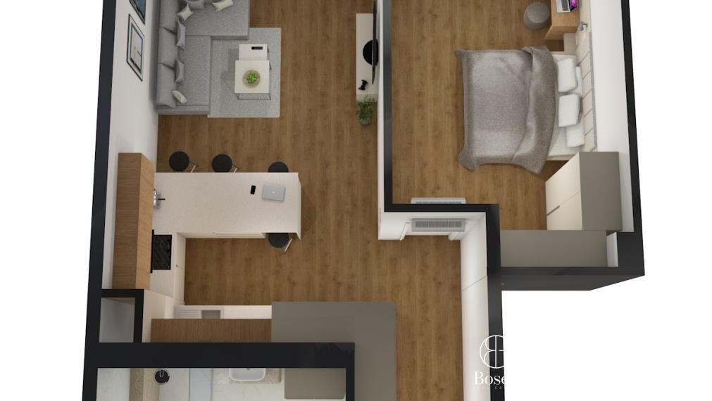 BOSEN | Elegantný 2-izbový byt s balkónom v prestížnej lokalite Starého Mesta na Ľadovej ulici