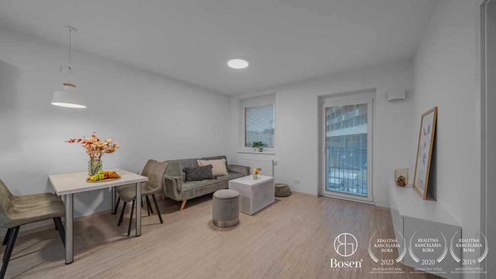 BOSEN | REZERVOVANÉ Zariadený 2 izbový byt s balkónom v novostavbe Nuppu, Ružinov