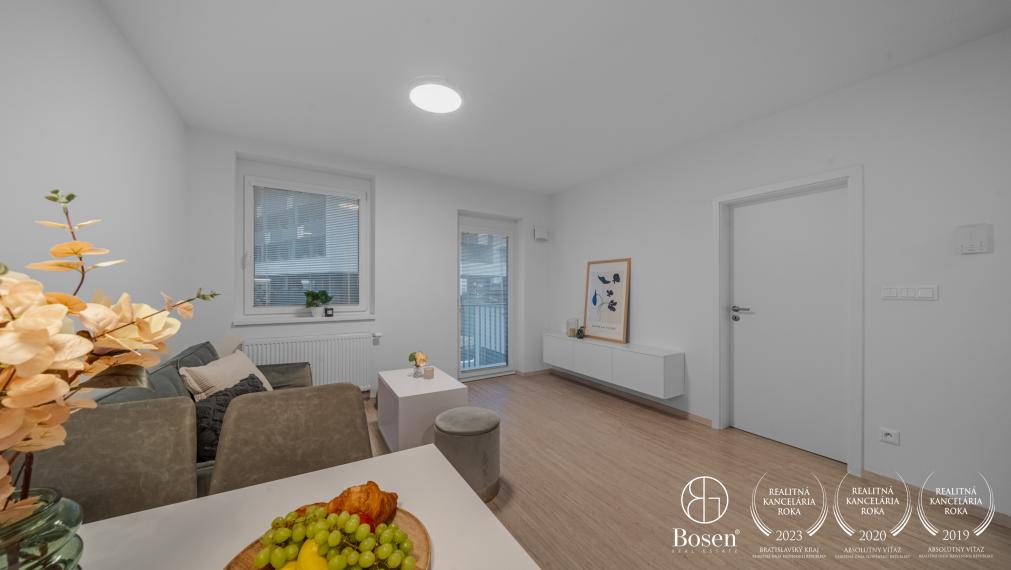 BOSEN | REZERVOVANÉ Zariadený 2 izbový byt s balkónom v novostavbe Nuppu, Ružinov