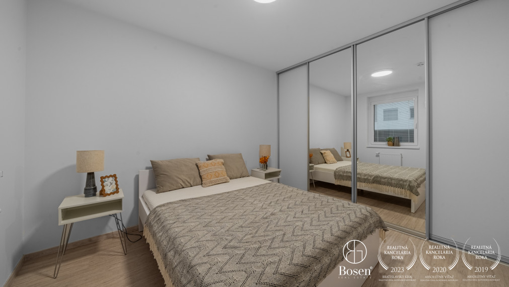 BOSEN | REZERVOVANÉ Zariadený 2 izbový byt s balkónom v novostavbe Nuppu, Ružinov