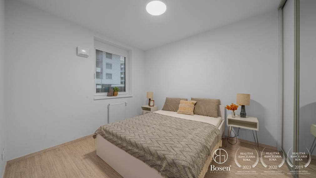 BOSEN | REZERVOVANÉ Zariadený 2 izbový byt s balkónom v novostavbe Nuppu, Ružinov