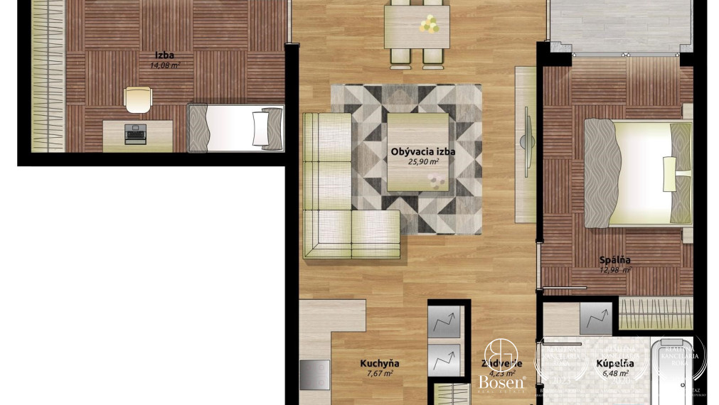 BOSEN | IDEAL Homes | 3 izbový byt, Dunajská Streda