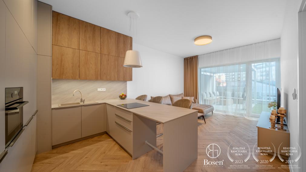 BOSEN | Dizajnový 2 izbový byt na Ľadovej ulici, s krásnou terasou