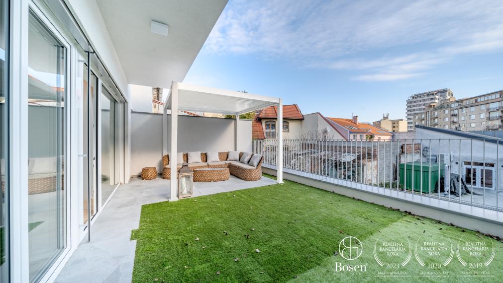 BOSEN | Dizajnový 2 izbový byt na Ľadovej ulici, s krásnou terasou