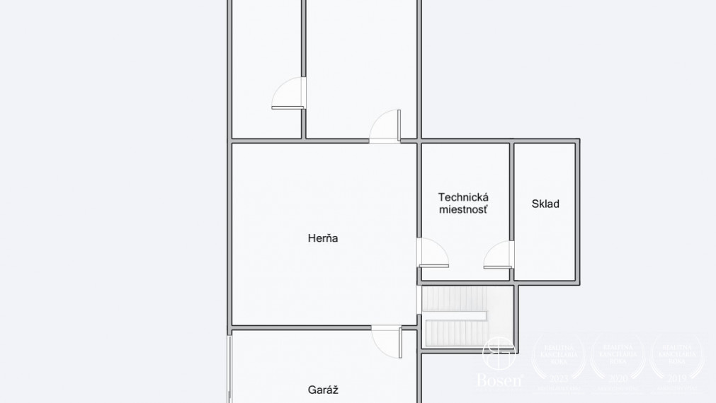 BOSEN |6 izbový RD s veľkou záhradou, s pivnicou a garážou v Miloslavove
