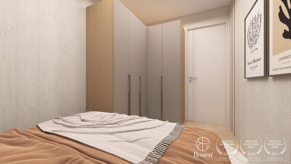 PREDANÉ - BOSEN | 2 izbový byt s balkónom, 53 m2, Mierová – Ružinov