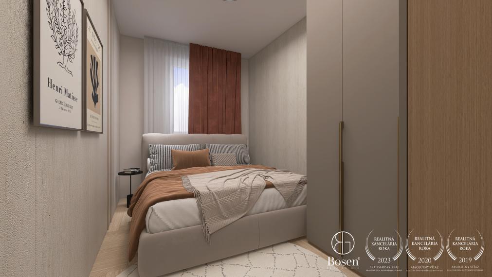 PREDANÉ - BOSEN | 2 izbový byt s balkónom, 53 m2, Mierová – Ružinov