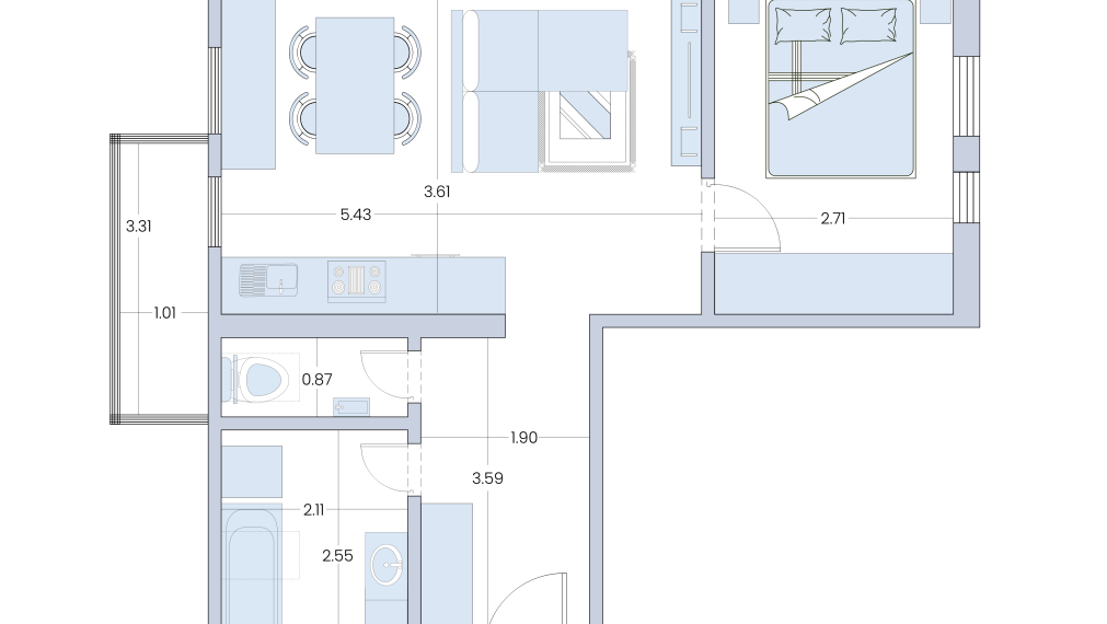 BOSEN | Rezervované!2 izbový zariadený byt s parkovacím miestom, Pezinská ul., Malacky