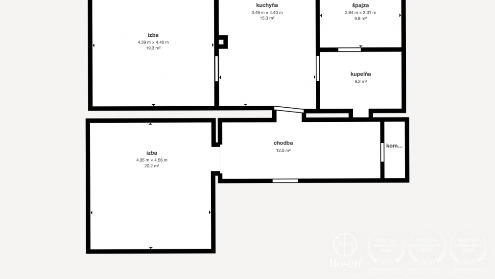 BOSEN | Rezervované - Rodinný dom s 2 izbami v malebnej prírode