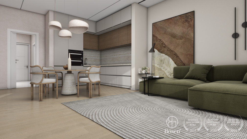 Bosen Realicity / 3 izbový byt s výhľadom na les v Projekte Byty Altum