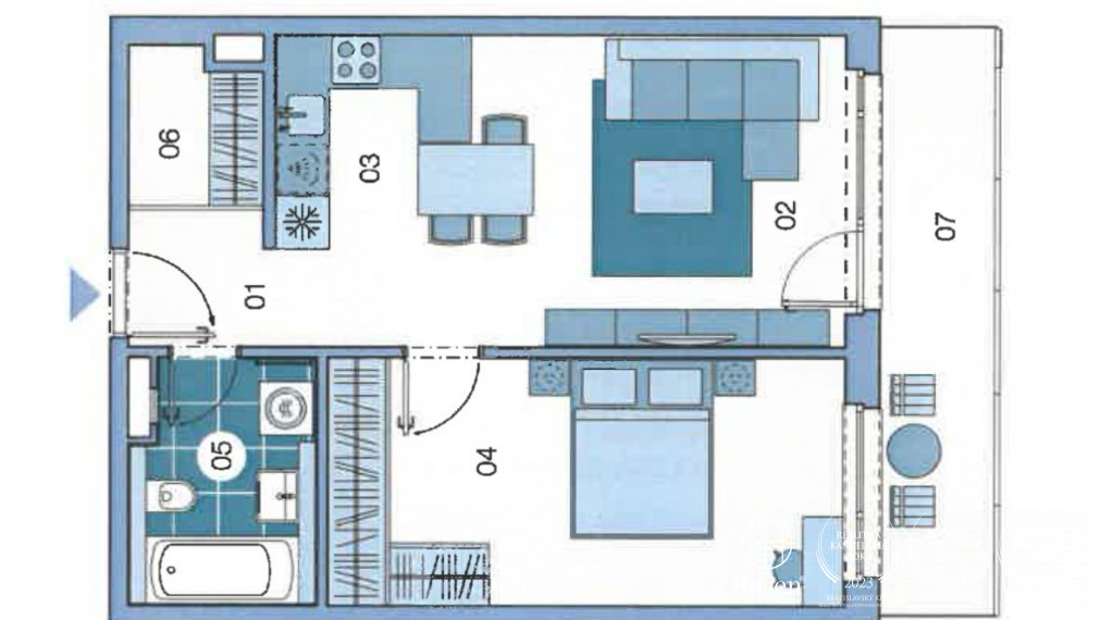 BOSEN | PRENAJATÉ Moderný 2 izbový byt s walk-in šatníkom v novostavbe NUPPU