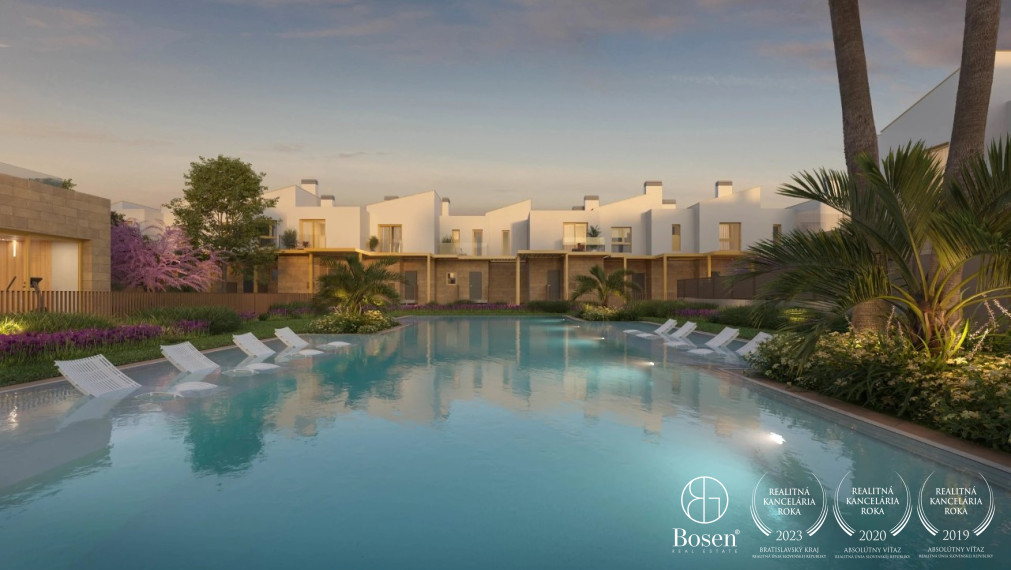 Exkluzívny 3 izbový dom s bazénom na španielskej riviére