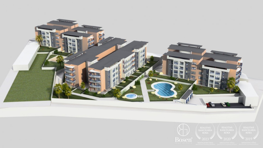 Slnečný 3 izbový apartmán vo Villajoyose – len 500 m od mora