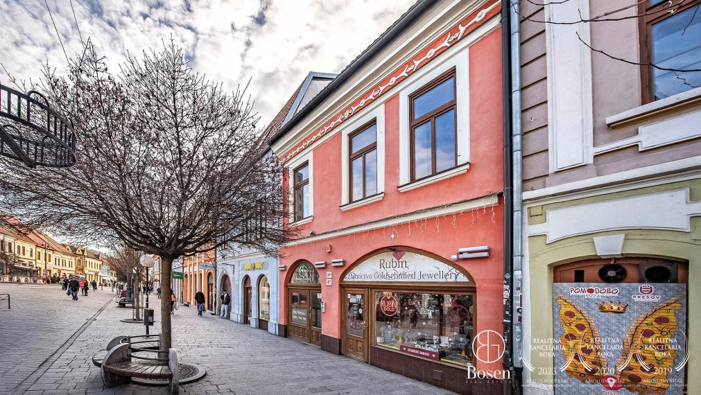 BOSEN |Budova na Hlavnej ulici v priamom centre mesta Prešov