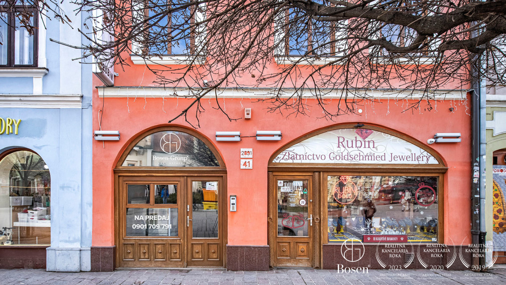 BOSEN |Budova na Hlavnej ulici v priamom centre mesta Prešov