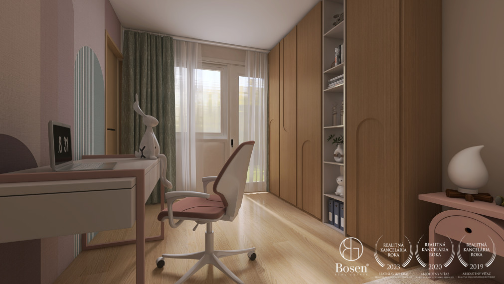 PREDANÉ - BOSEN | 3 izb. byt s priestrannou terasou, Jašíkova-Ružinov