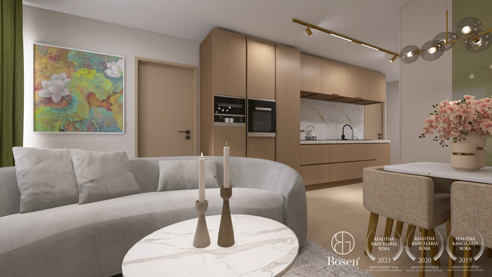 PREDANÉ - BOSEN | 3 izb. byt s priestrannou terasou, Jašíkova-Ružinov