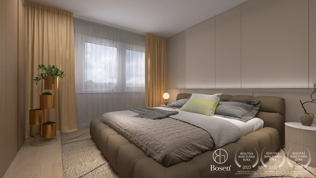 PREDANÉ - BOSEN | 3 izb. byt s priestrannou terasou, Jašíkova-Ružinov