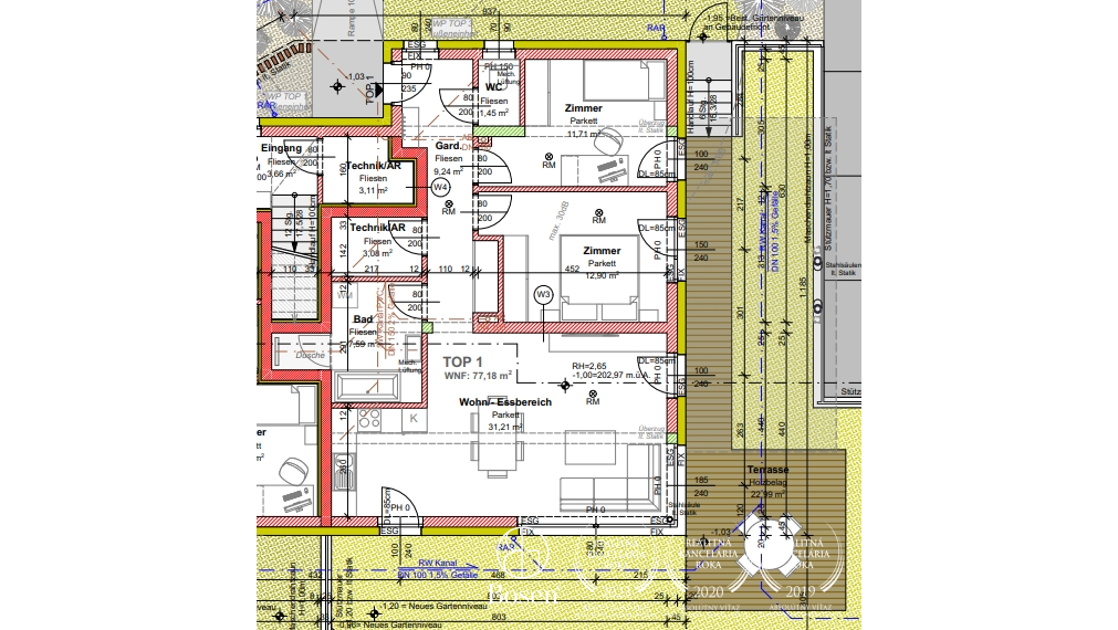 Bosen Realicity/ 3 izbový byt v Edelstal, Rakúsko