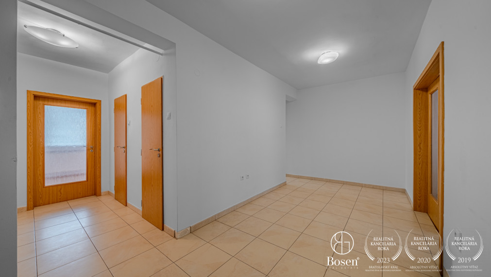 BOSEN  I Veľkorysý 3 izb. byt 91,17m2, Česká 5, Bratislava