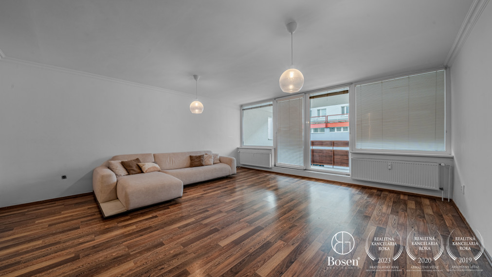 BOSEN  I Veľkorysý 3 izb. byt 91,17m2, Česká 5, Bratislava