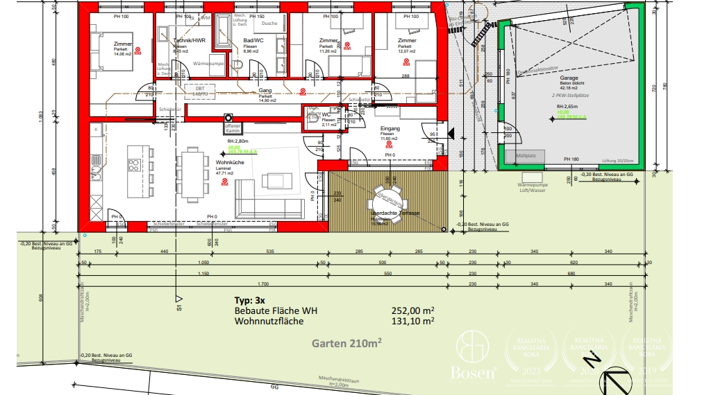 Bosen Realicity / 4 izbový rodinný dom v Prellenkirchen