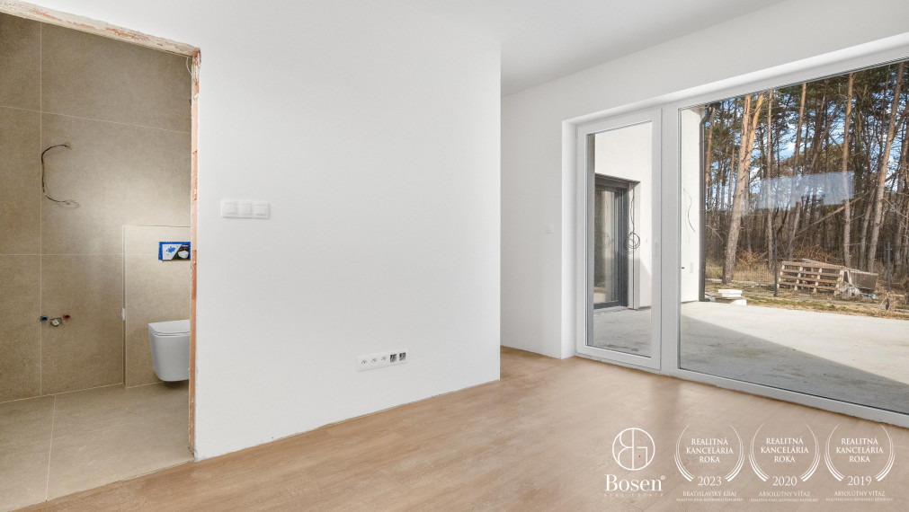 BOSEN | Na predaj novostavba 4 izbového rodinného domu v novej lokalite v blízkosti lesa v obci Gajary