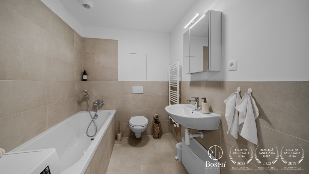 BOSEN | Zariadený nový 1 izb.byt, Parking, Balkón, Klíma, Pivnica, Ružinov, 34 m2