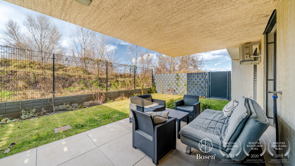 BOSEN | 3 izbový byt s predzáhradkou (134 m2) a 2 parkovacími miestami, Majoránová, Bratislava - m.č. Vrakuňa