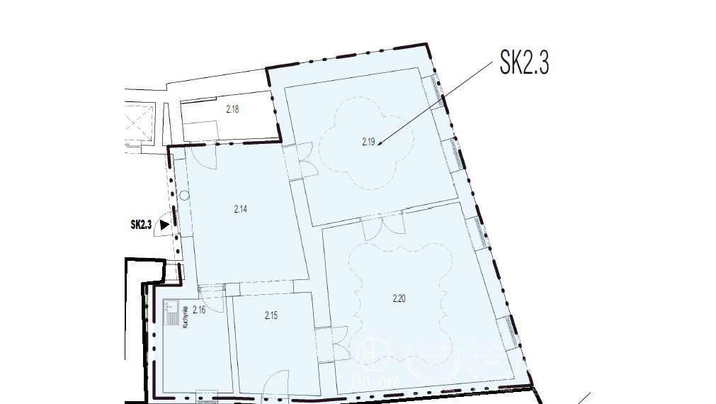 BOSEN | Prenájom kancelárskych priestorov 102,1m2 na Panenskej ulici - Staré Mesto, Bratislava