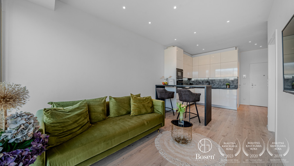 BOSEN | 2 izbový byt s výhľadom na Kamzík v novostavbe Vajnorská 21, Nové mesto