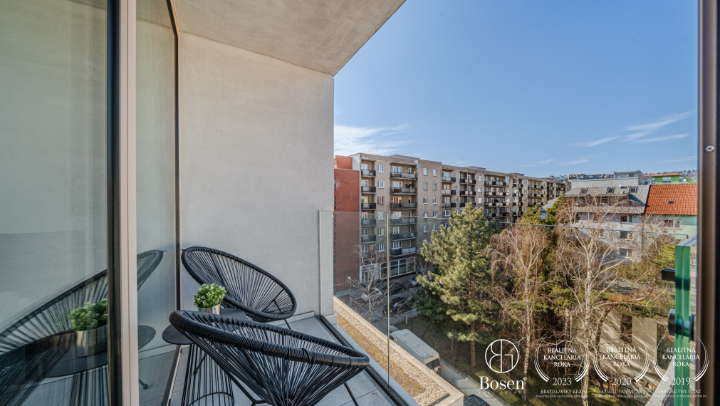 BOSEN | 2 izbový byt s výhľadom na Kamzík v novostavbe Vajnorská 21, Nové mesto