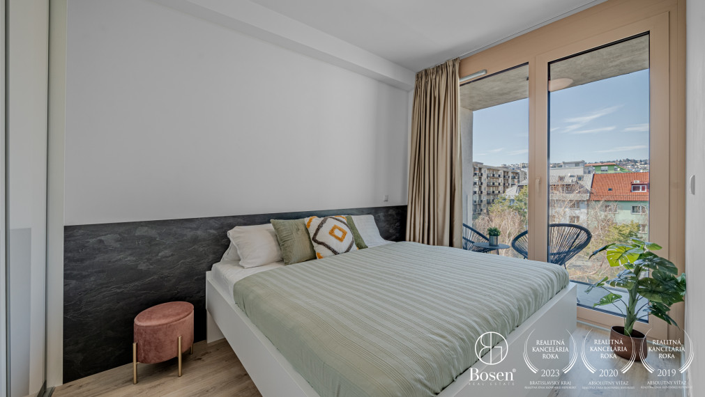 BOSEN | 2 izbový byt s výhľadom na Kamzík v novostavbe Vajnorská 21, Nové mesto