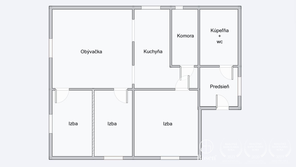 BOSEN | Rodinný dom po kompletnej rekonštrukcii s veľkým pozemkom, Gajary