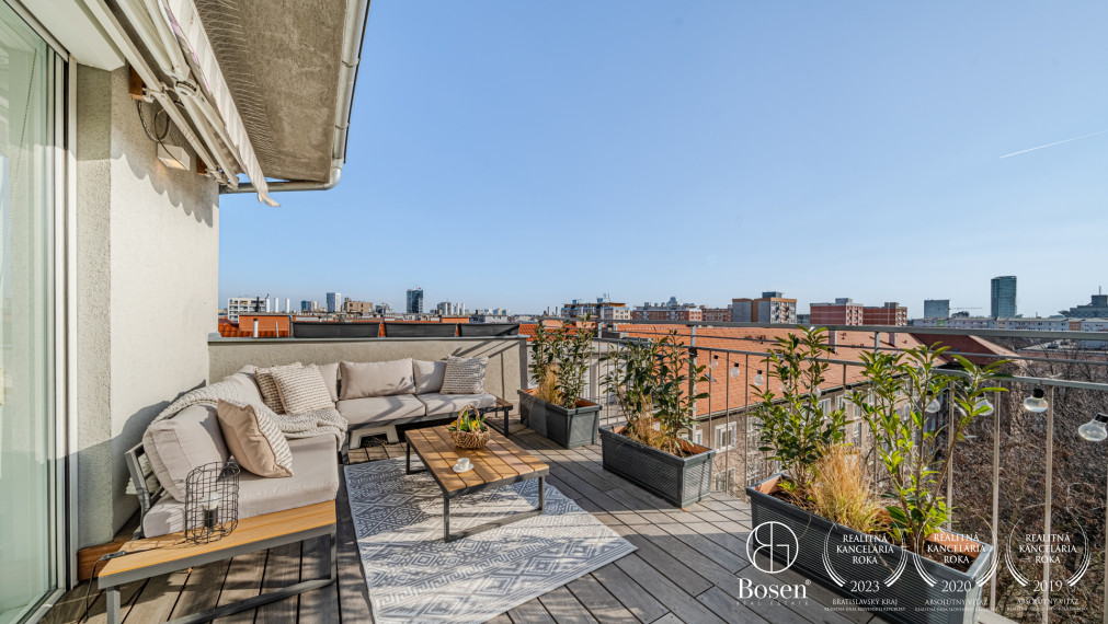 BOSEN | Veľkometrážny mezonet s terasou, BA - Nové Mesto