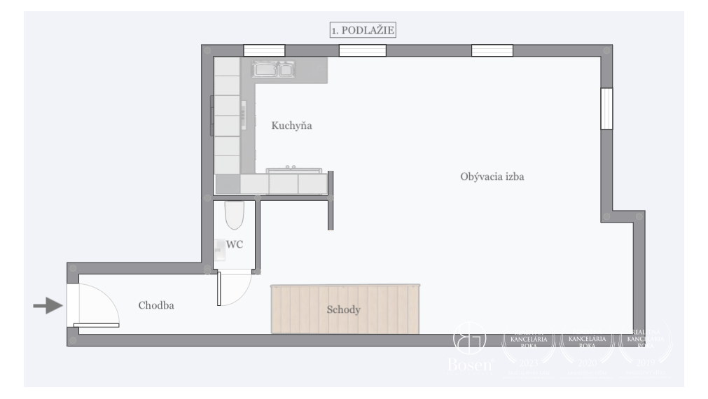 BOSEN | Veľkometrážny mezonet s terasou, BA - Nové Mesto