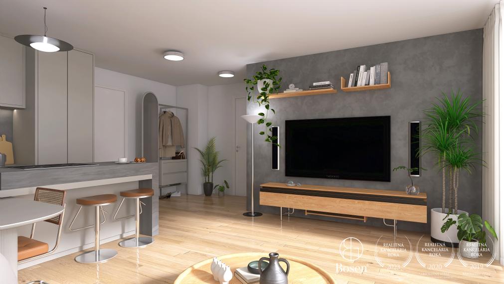 BOSEN | PREDANÉ | 2 izbový byt s priestrannou loggiou, PRÚDY Trnava