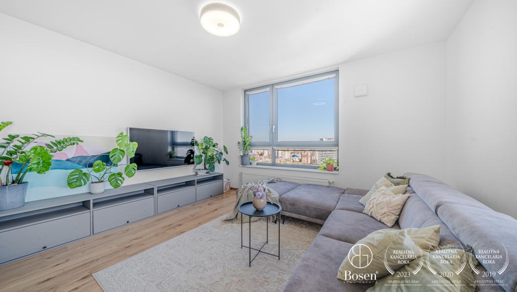 PREDANÉ: BOSEN | 3kk byt v novostavbe City Park Ružinov, 17. poschodie