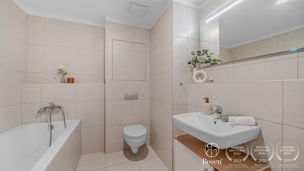 PREDANÉ: BOSEN | 3kk byt v novostavbe City Park Ružinov, 17. poschodie