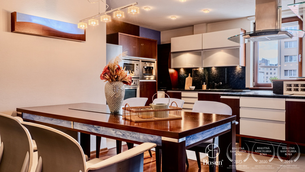 BOSEN | Predaj 4izb. bytu so zimnou záhradou, balkónom, 114m2, Kováčská ul. BA.