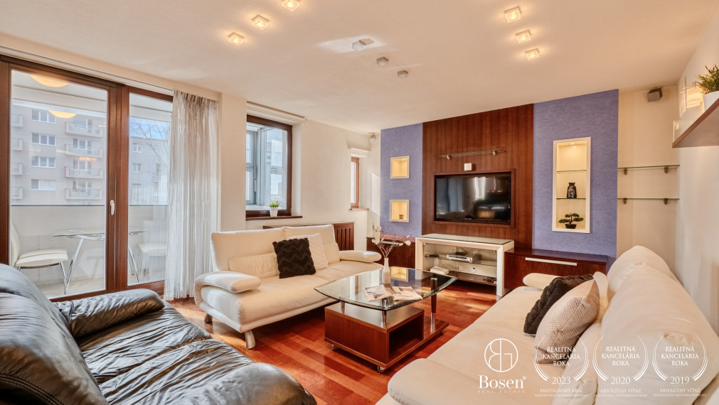 BOSEN | Predaj 4izb. bytu so zimnou záhradou, balkónom, 114m2, Kováčská ul. BA.