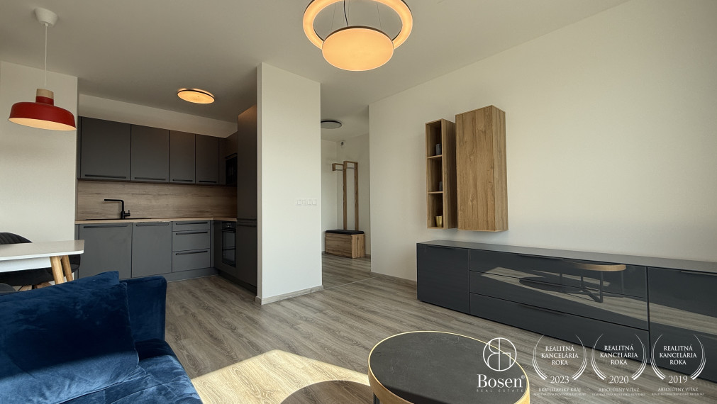 BOSEN | Zariadený 2.izb.byt v projekte Ovocné Sady, Ružinov, 50 m2