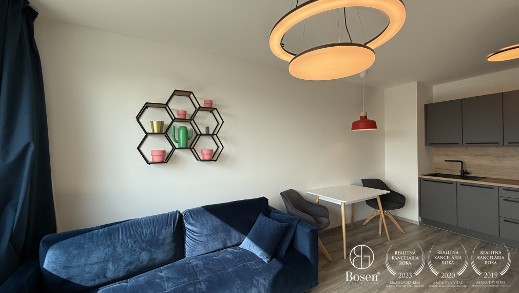 BOSEN | Zariadený 2.izb.byt v projekte Ovocné Sady, Ružinov, 47 m2