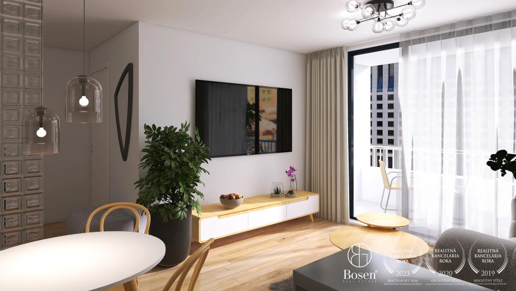 BOSEN | PREDANÉ | 2 izbový byt s garážovým státím,  PRÚDY Trnava