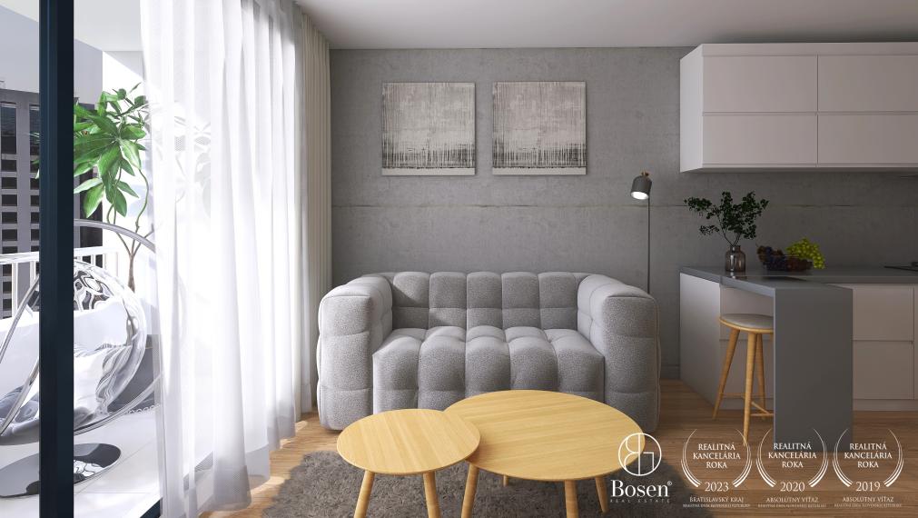 BOSEN | PREDANÉ | 2 izbový byt s garážovým státím,  PRÚDY Trnava