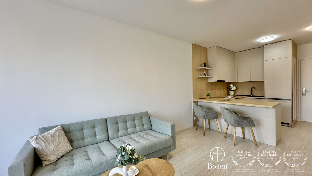 BOSEN | PRENAJATÉ: Nový 1,5kk byt v novostavbe Bory Bývanie - Na Hrádzi