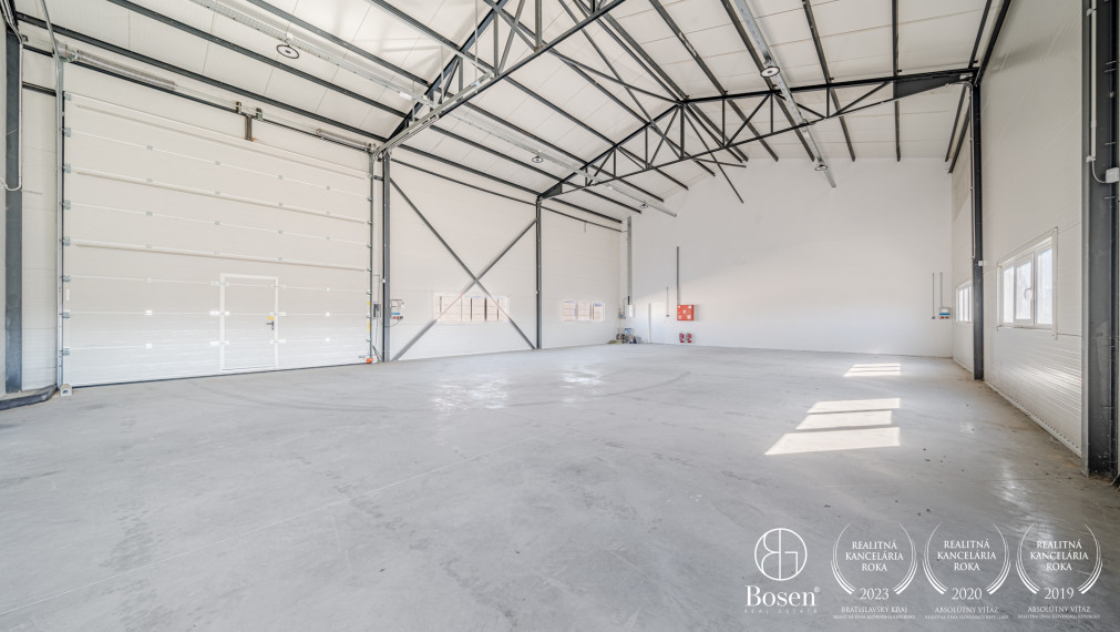 BOSEN | Novopostavená hala s administratívnym priestorom, Stupava
